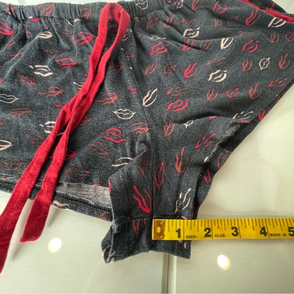 Cosabella Painted Lips Long Sleeve Top & Boxer Set.